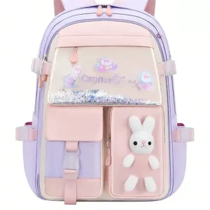 Breathable And Lightweight Schoolbag With Reflective Strips