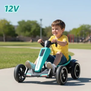 12V electric Kids Go Kart with Adjustable Seat for Boys and Girls