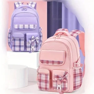 Student Lightweight Schoolbag With Reflective Strips