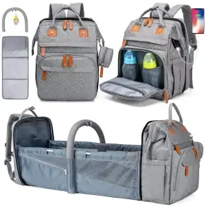 Diaper Bag Folding Bed, Multi-purpose Changing Bag